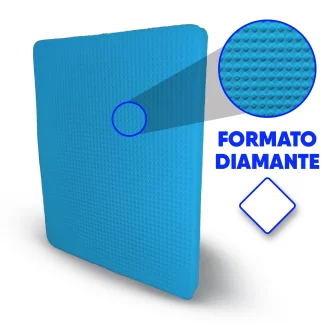 Placa de Borracha 85/15 para Fazer Chinelos – Cor Azul Claro