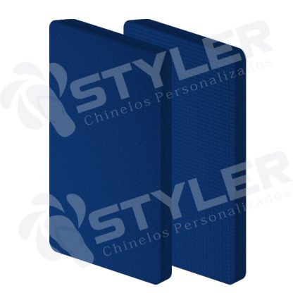 Placa De Borracha 85/15 Azul Marinho