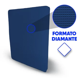 Placa de Borracha 85/15 para Fazer Chinelos – Cor Azul Marinho