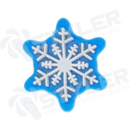 ETIQUETA EMBORRACHADA FLOCO DE NEVE