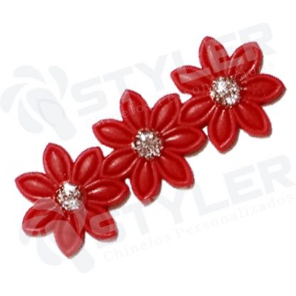ETIQUETA EMBORRACHADA TRIO DE ROSAS - VERMELHO