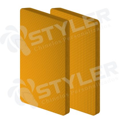 PLACA DE BORRACHA 85/15 LARANJA