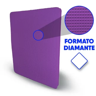 Placa de Borracha 85/15 para Fazer Chinelos – Cor Lilás