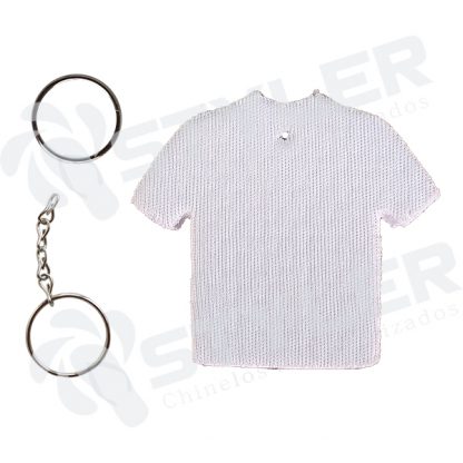 CHAVEIRO DE BORRACHA PARA SUBLIMAÇÃO PCT COM 10 UND - CAMISA