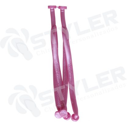 ALÇA FEMININA SLIM COR ROSA PÉROLA