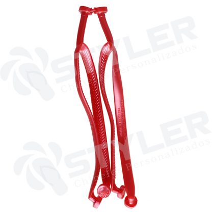 ALÇA FEMININA SLIM COR VERMELHO PÉROLA