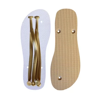 Chinelo Tradicional 85/15 Para Sublimação Bege