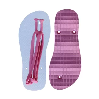 Chinelo Tradicional 85/15 Para Sublimação Rosa Claro