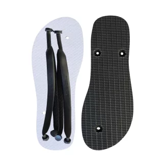 Chinelo Tradicional 85/15 Para Sublimação Preto