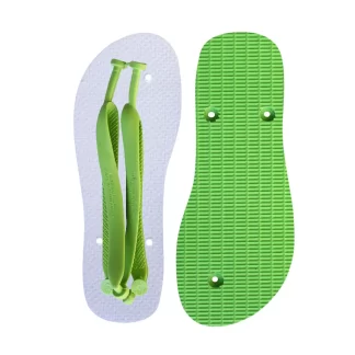 Chinelo Tradicional 85/15 Para Sublimação Verde Limão