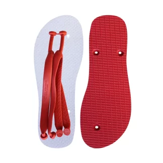 Chinelo Tradicional 85/15 Para Sublimação Vermelho