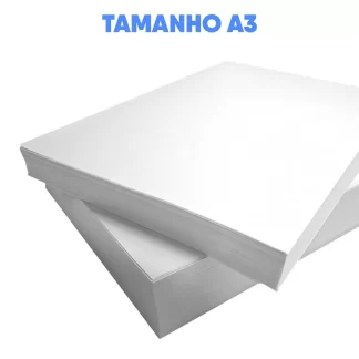 Papel Sublimático Fundo Branco A3 - 500 Folhas