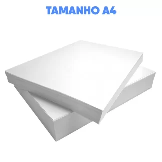 Papel Sublimático Fundo Branco Tamanho A4 – 500 Folhas