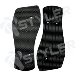 chinelo japonesa para silk e transfer preto