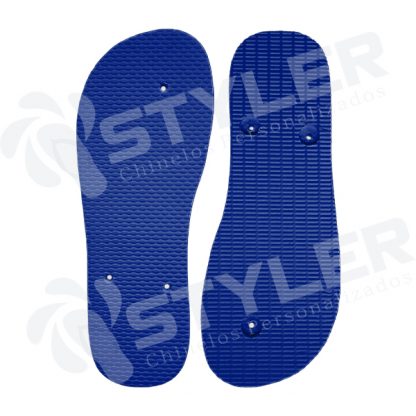 chinelo tradicional 85/15 para silk e transfer azul royal