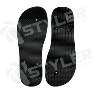 chinelo tradicional 85/15 para silk e transfer preto