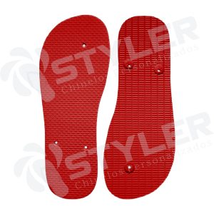 chinelo tradicional 85/15 para silk e transfer vermelho