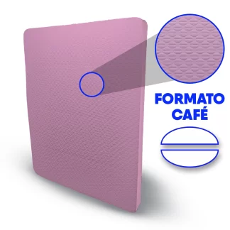 Placa de Borracha 100% (SBR) para Fazer Chinelos – Cor Rosa Claro