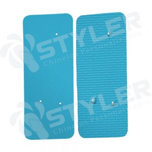Chinelo Quadrado Para Transfer 100% Azul Claro