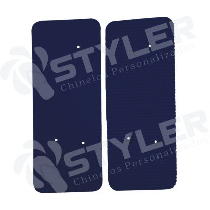 Chinelo Quadrado Para Transfer 100% Azul Marinho