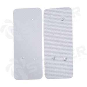 Chinelo Quadrado Para Transfer 30/70 Branco