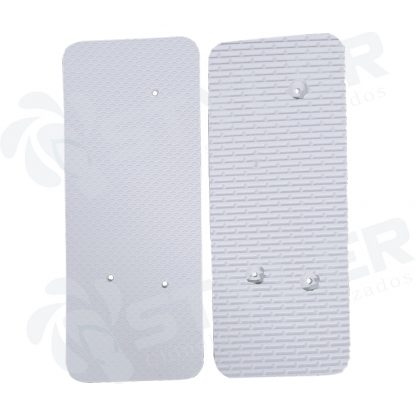 Chinelo Quadrado Para Transfer 85/15 Branco