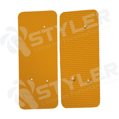 Chinelo Quadrado Para Transfer 100% Laranja