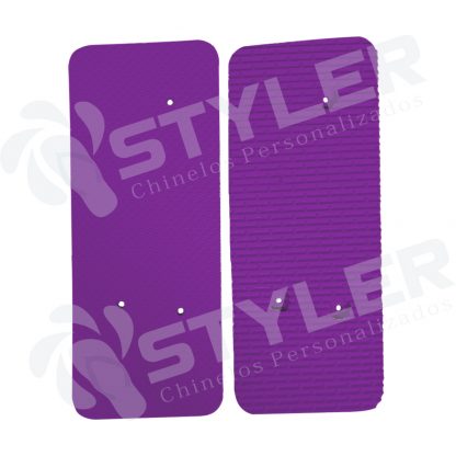 Chinelo Quadrado Para Transfer 85/15 Lilás