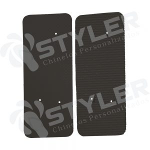 Chinelo Quadrado Para Transfer 100% Preto