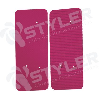 Chinelo Quadrado Para Transfer 100% Rosa Pink