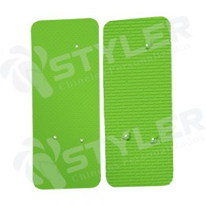 Chinelo Quadrado Para Transfer 100% Verde Limão