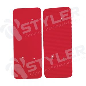 Chinelo Quadrado Para Transfer 100% Vermelho